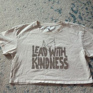 Lead With Kindness Kids Cream T-Shirt